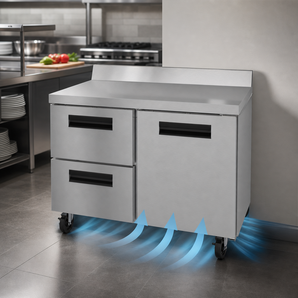 Front-Breathing Refrigeration