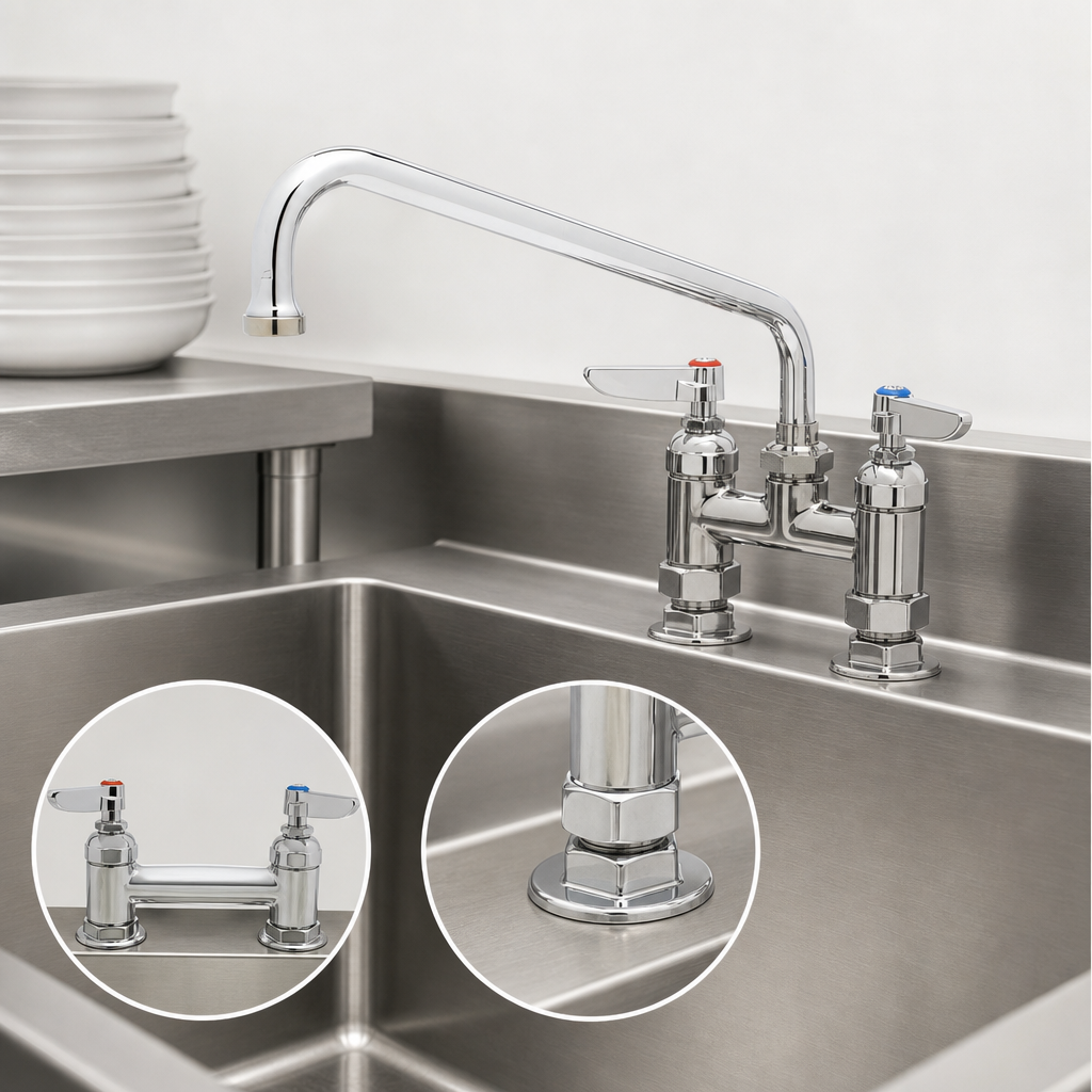 4-Inch Deck Mount Mixing Faucet