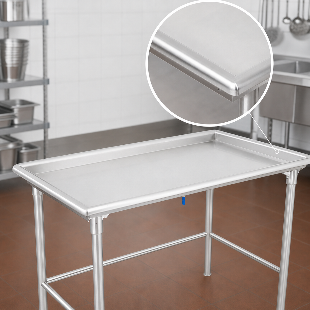 16-Gauge Stainless Steel Top
