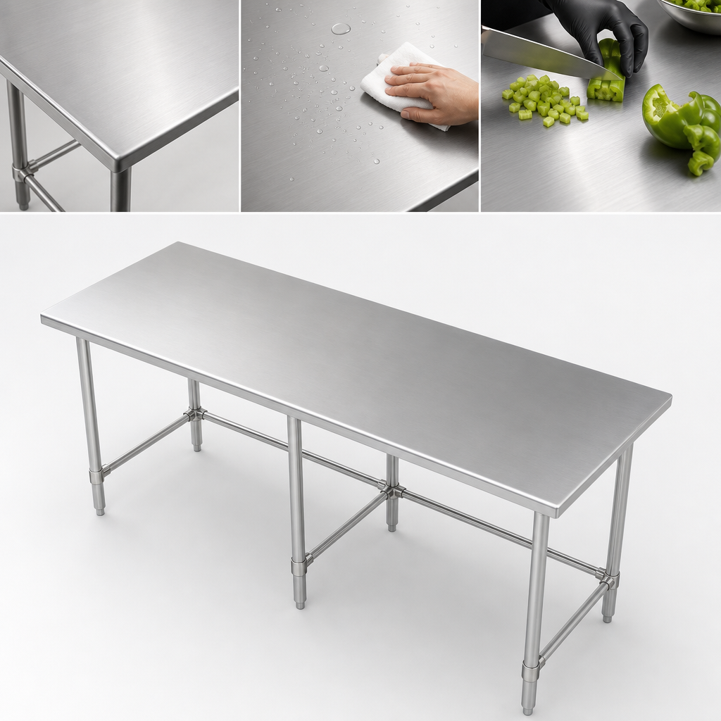 18/400 Stainless Steel Reinforced Top