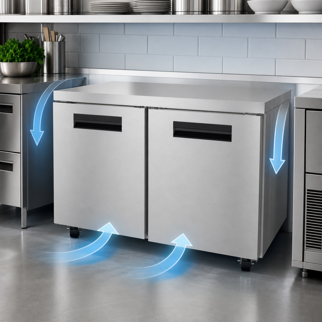Front-Breathing Refrigeration