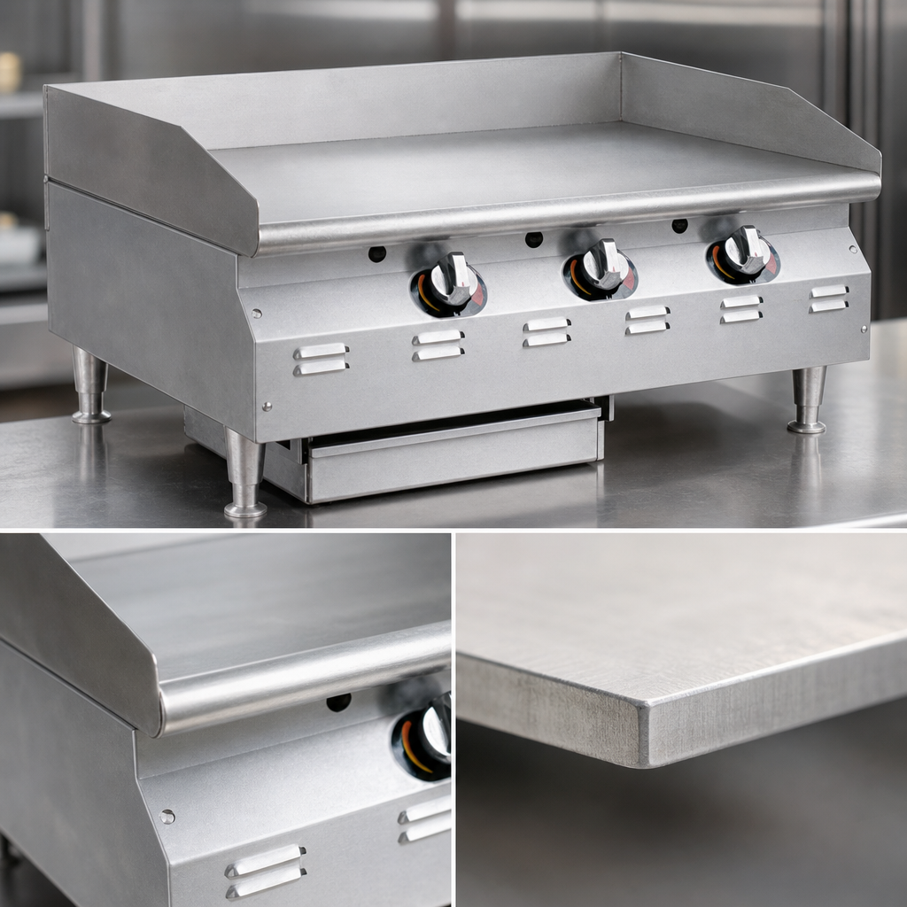 Smooth Steel Griddle Plate