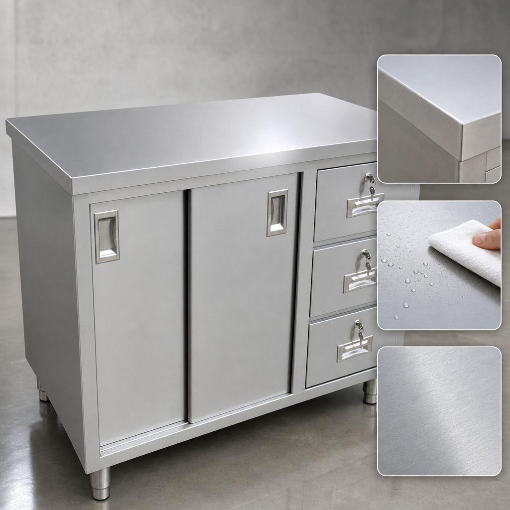 16-Gauge 430 Stainless Steel Flat Top