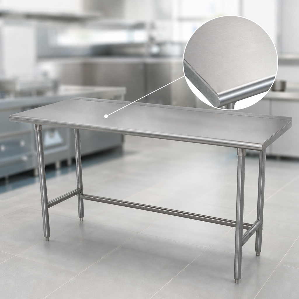 14-Gauge 304 Stainless Steel Top