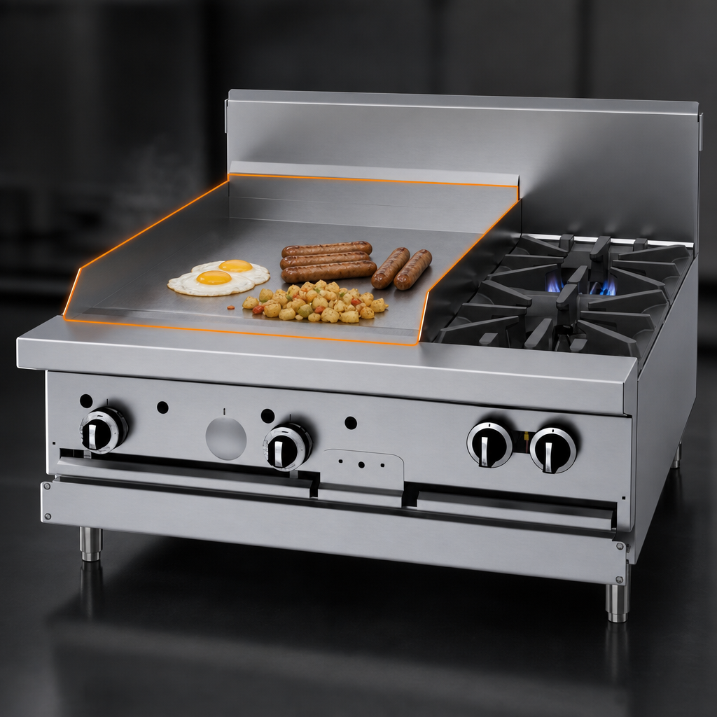 24-Inch Griddle Section