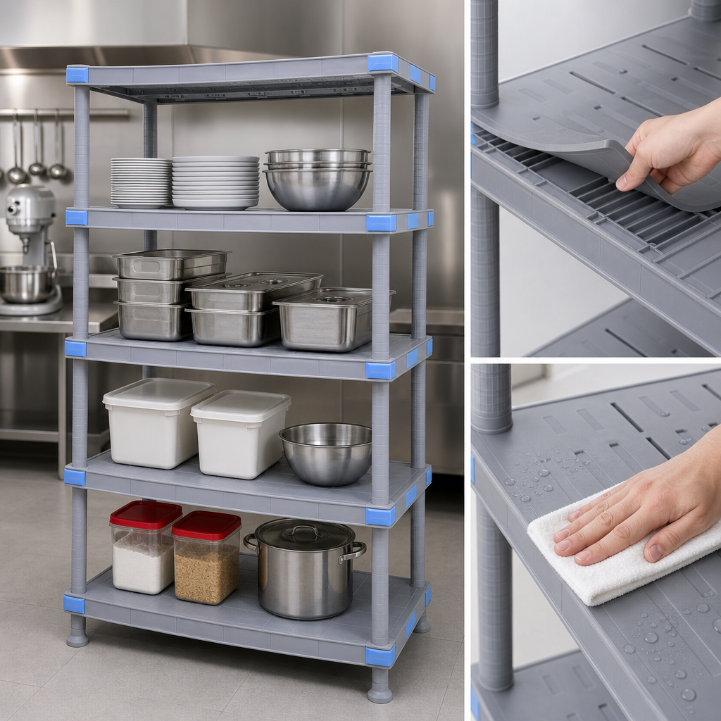 Four Solid Shelves