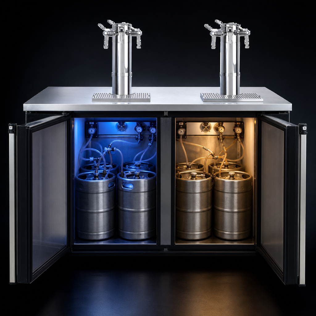 Dual-Temperature Two-Section Design