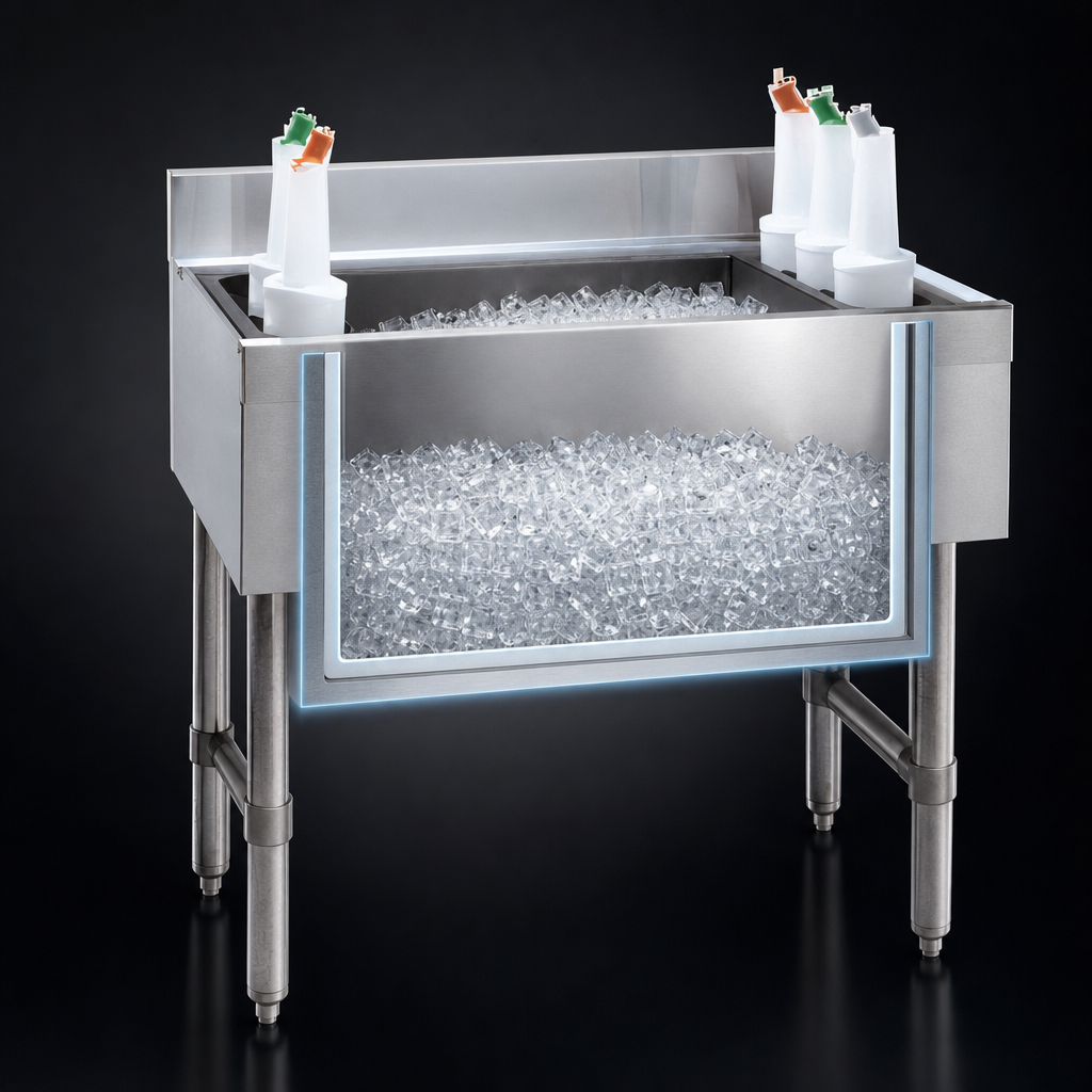 12-Inch Deep Insulated Ice Bin