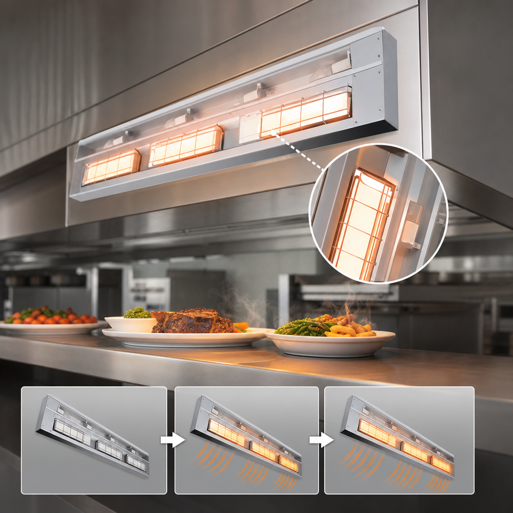 Double Ceramic Heating Tiles