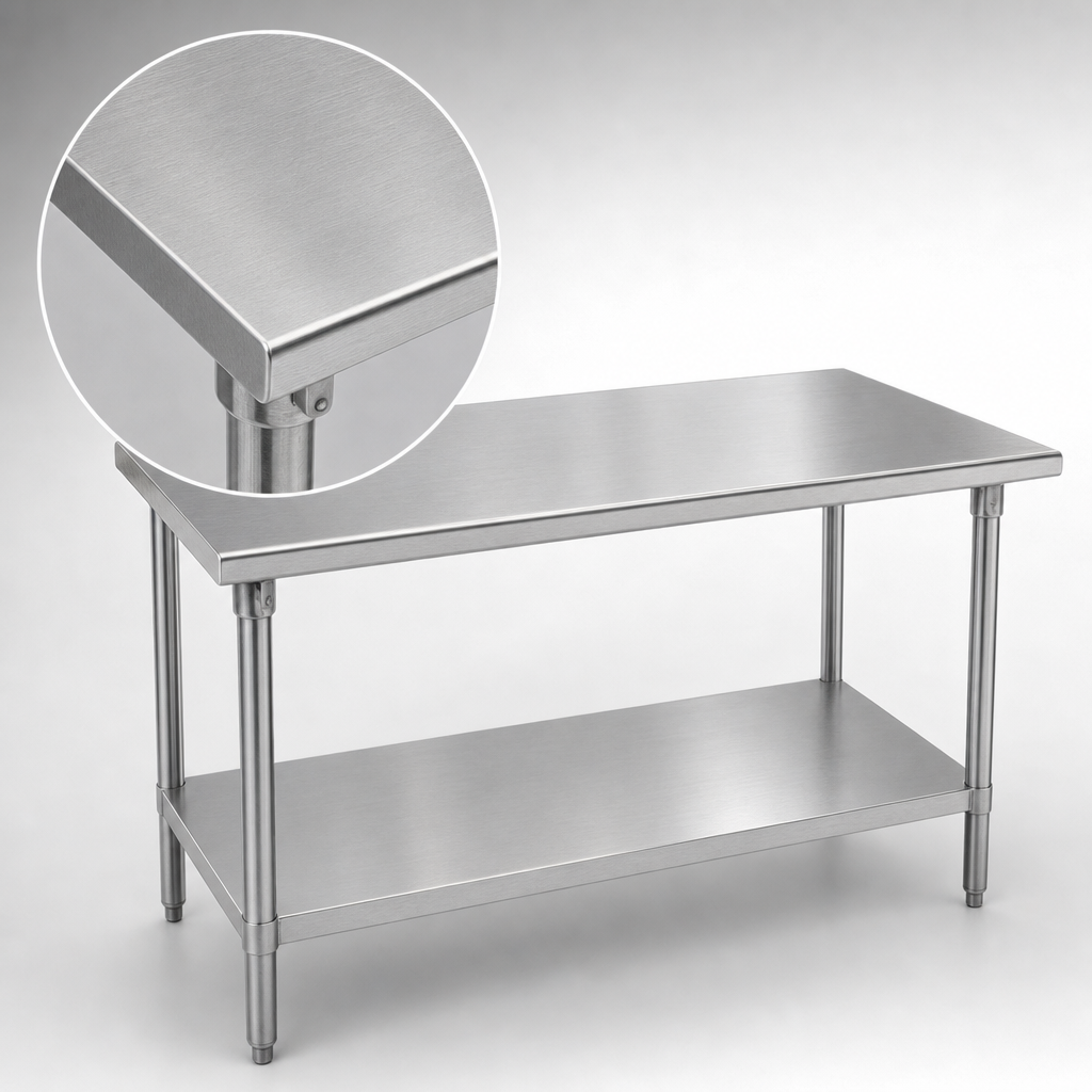 14 Gauge 304 Stainless Steel Top