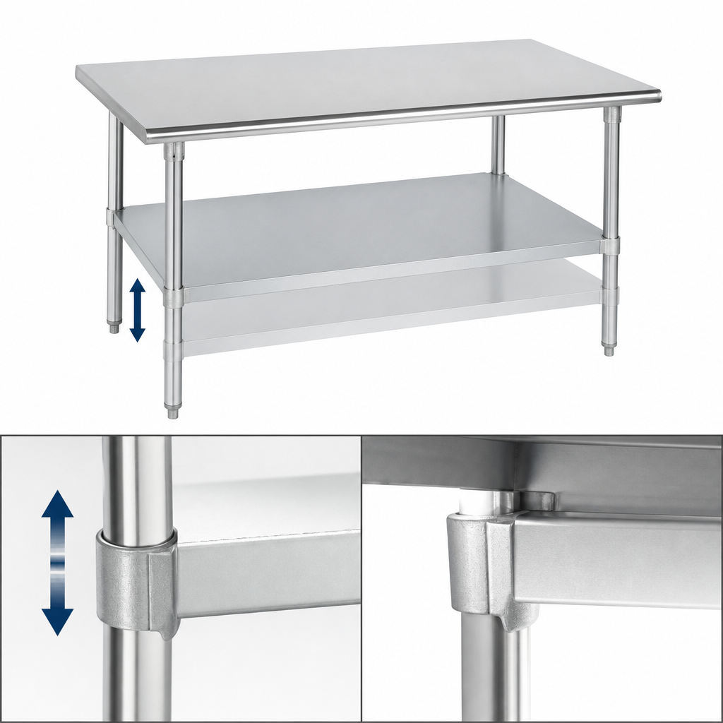 Adjustable Galvanized Undershelf