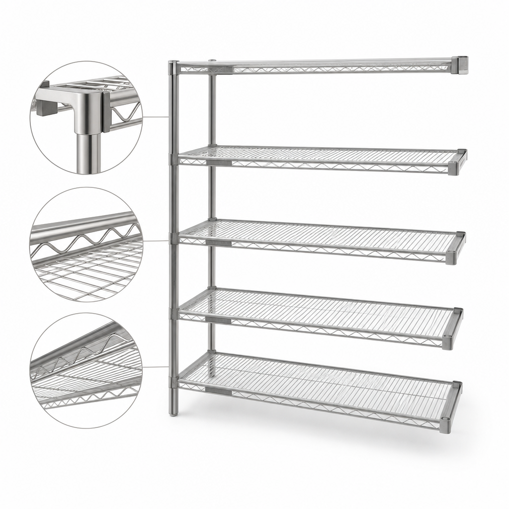 Patented QuadTruss® Shelves