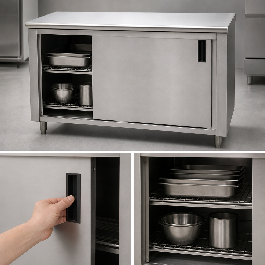 Sliding Door Cabinet Base