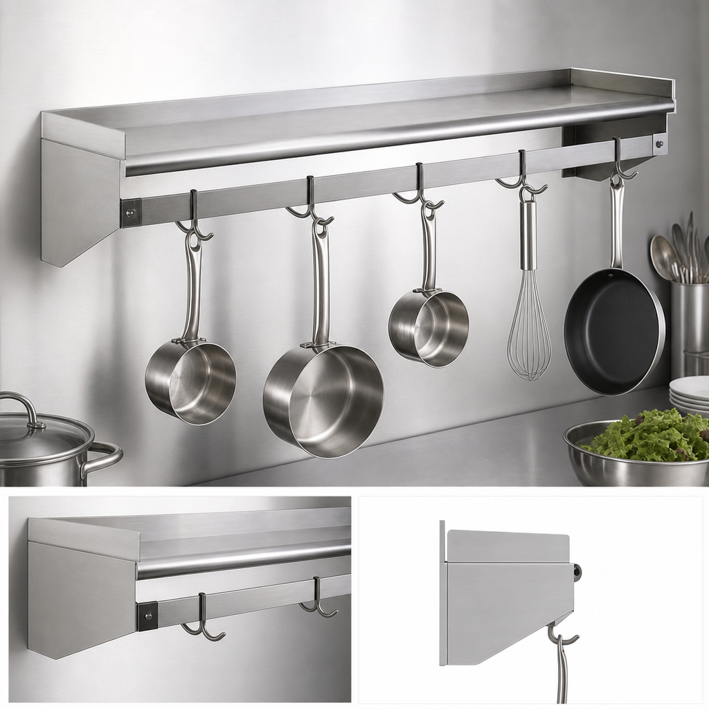 Integrated Pot Rack
