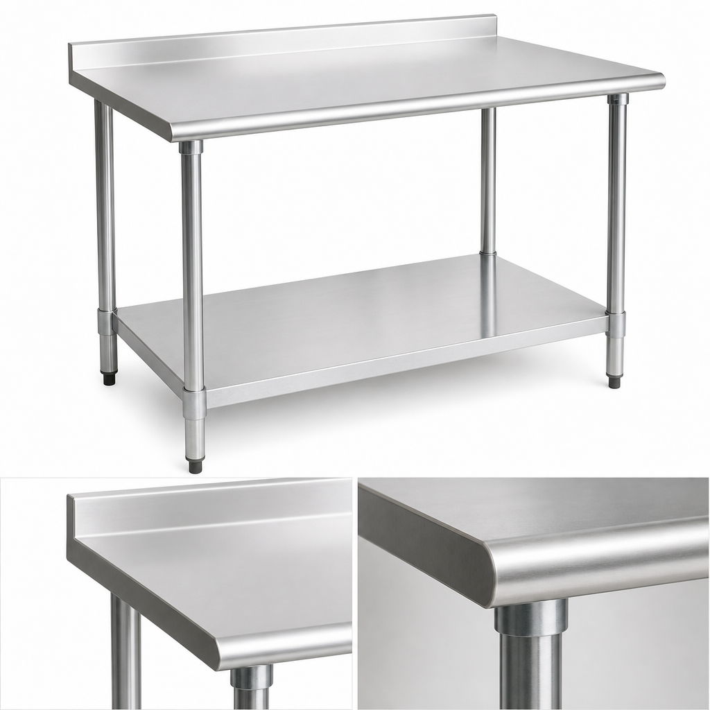 16-Gauge Stainless Steel Top