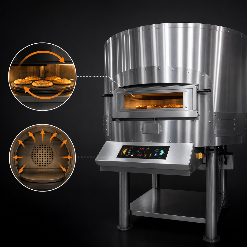 Rotary Electric Convection Cooking