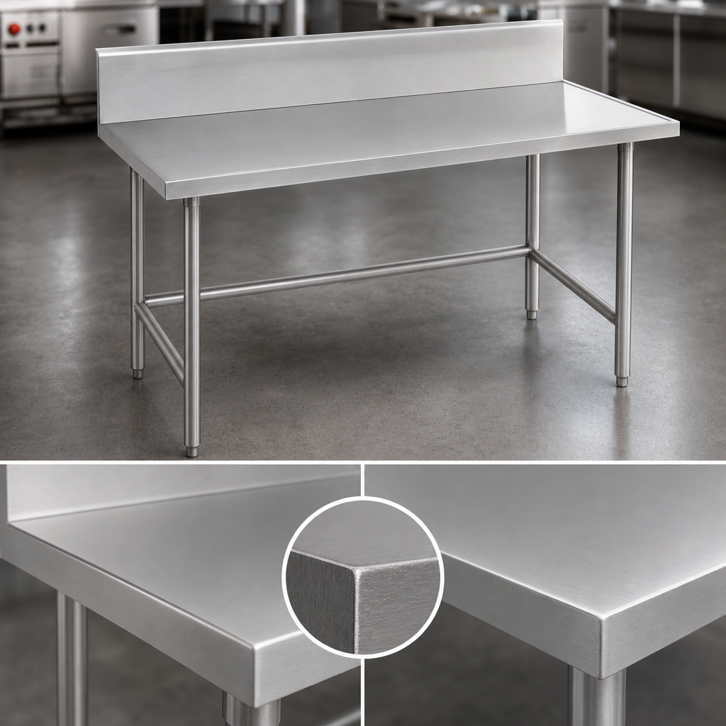 14 Gauge 304 Stainless Steel Top