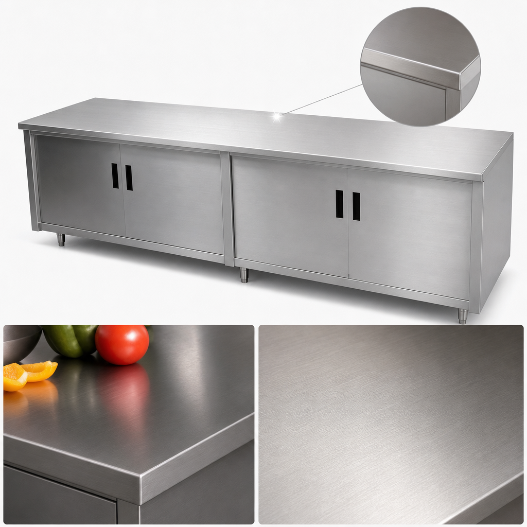 14-Gauge 304 Stainless Steel Top