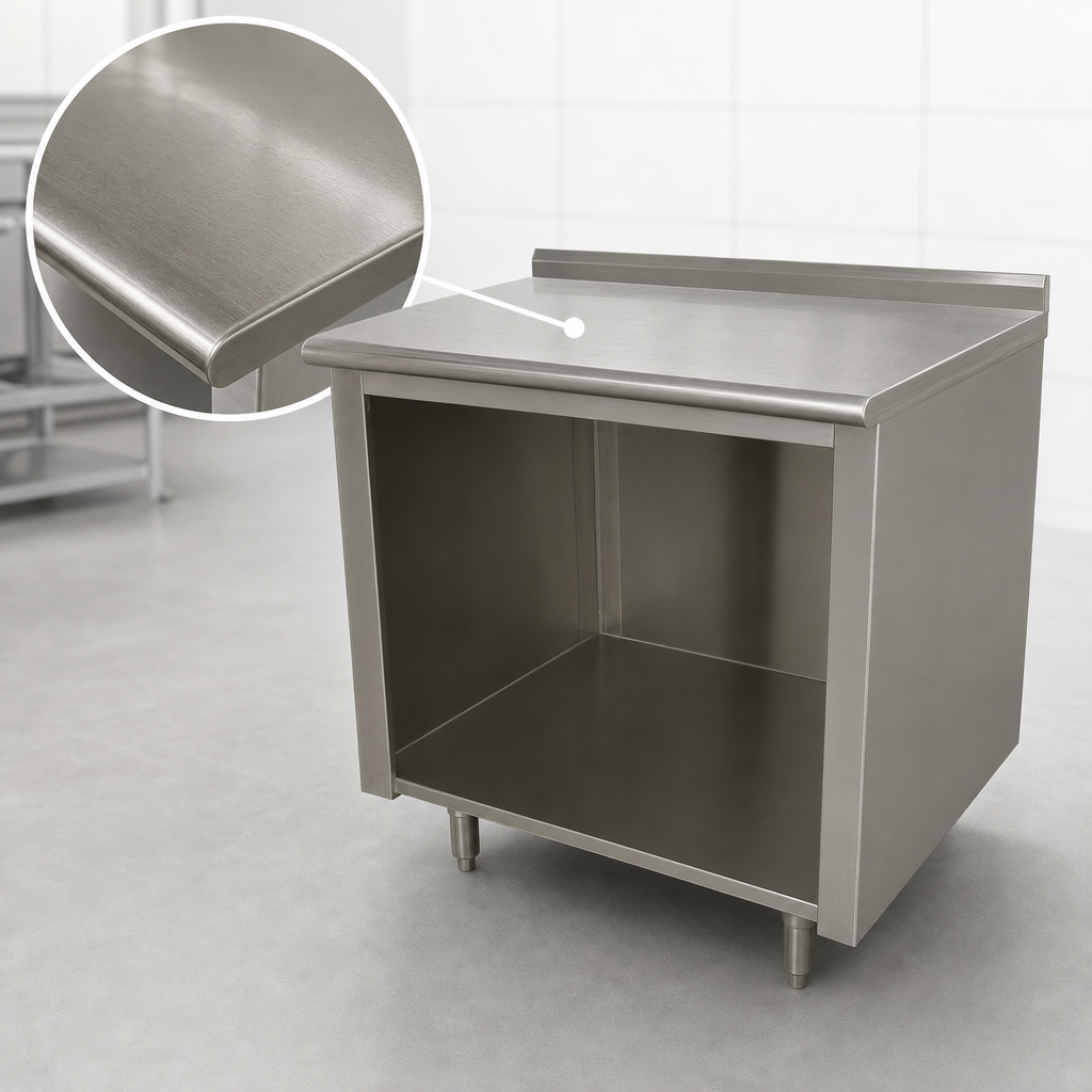 14-Gauge 304 Stainless Steel Top