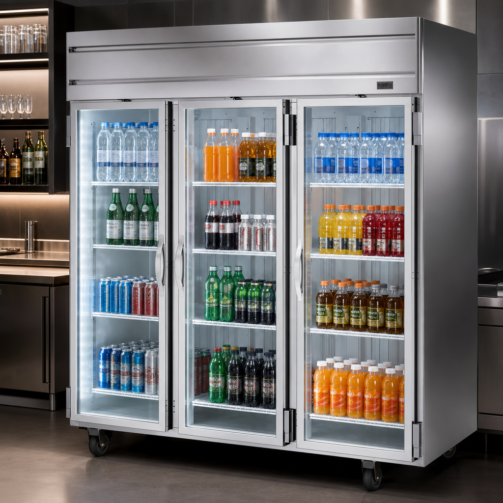 Triple Glass Door Configuration