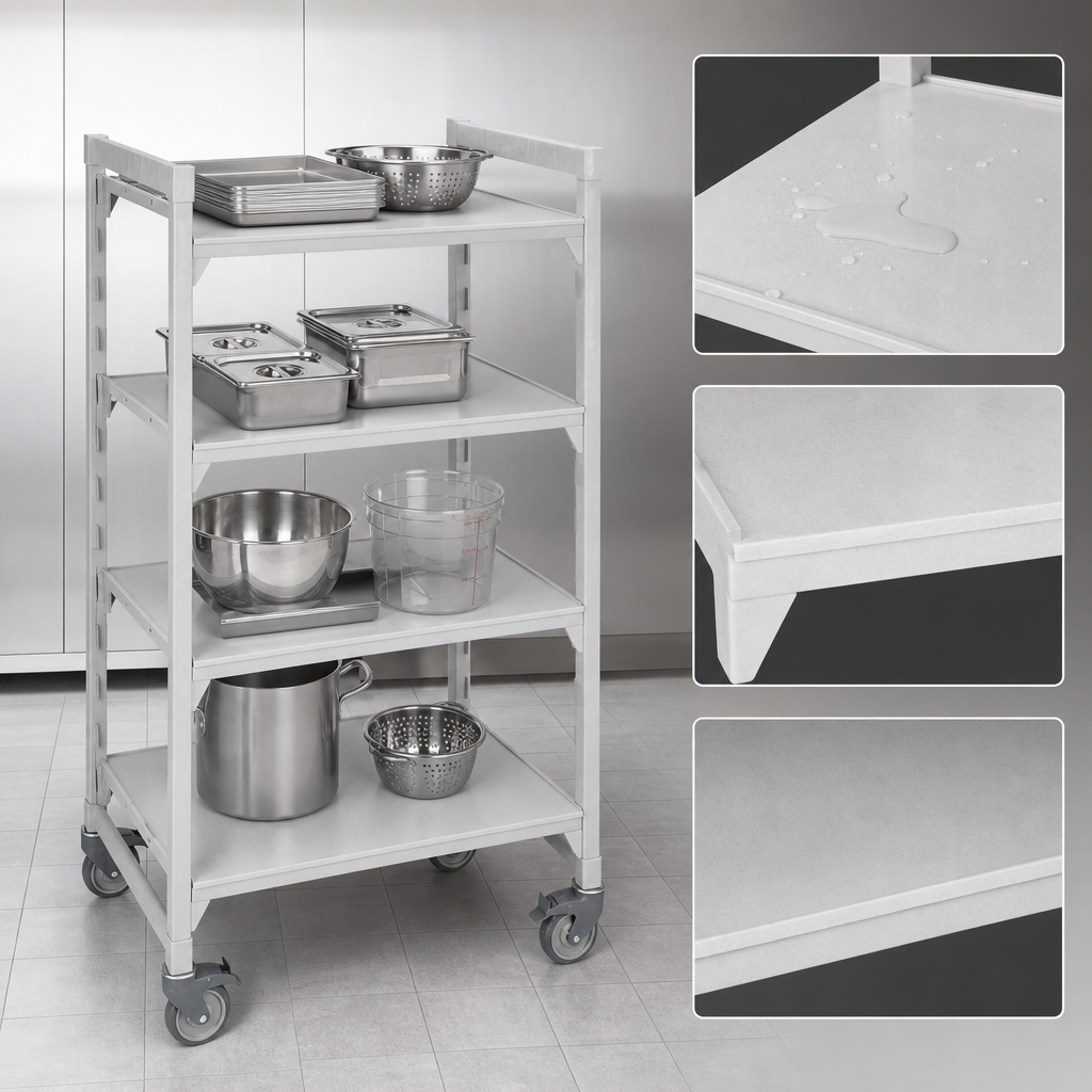 Solid Polypropylene Shelf Plates