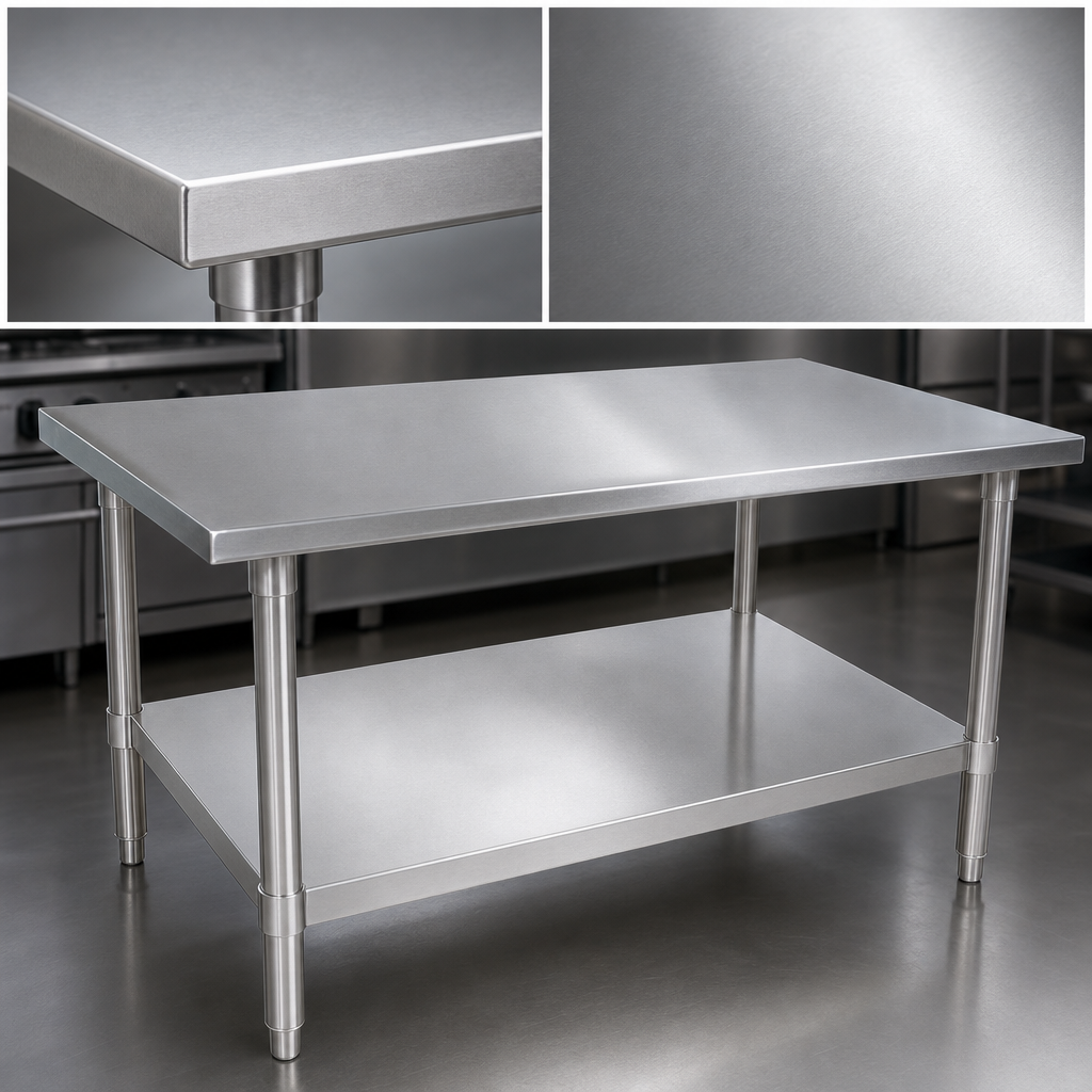 16-Gauge Type 300 Stainless Steel Top