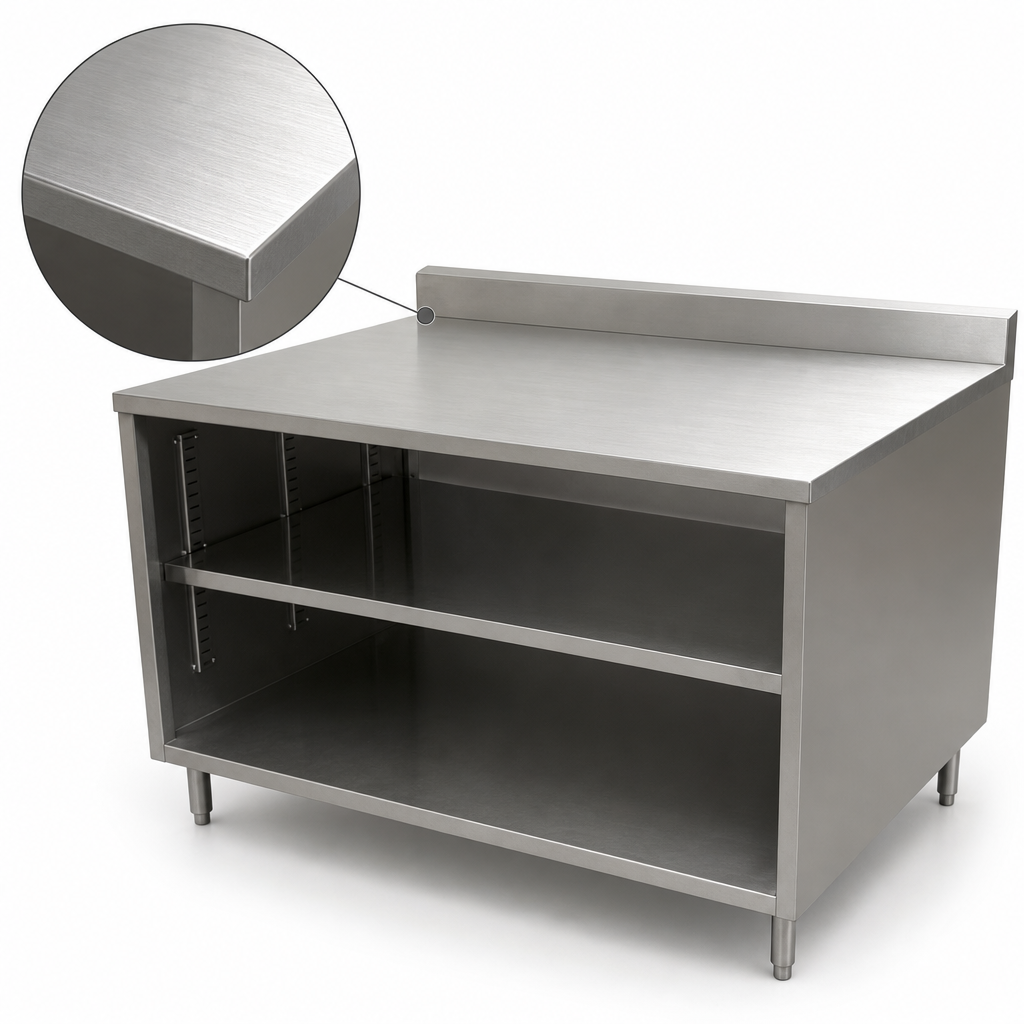 14-Gauge 304 Stainless Steel Top
