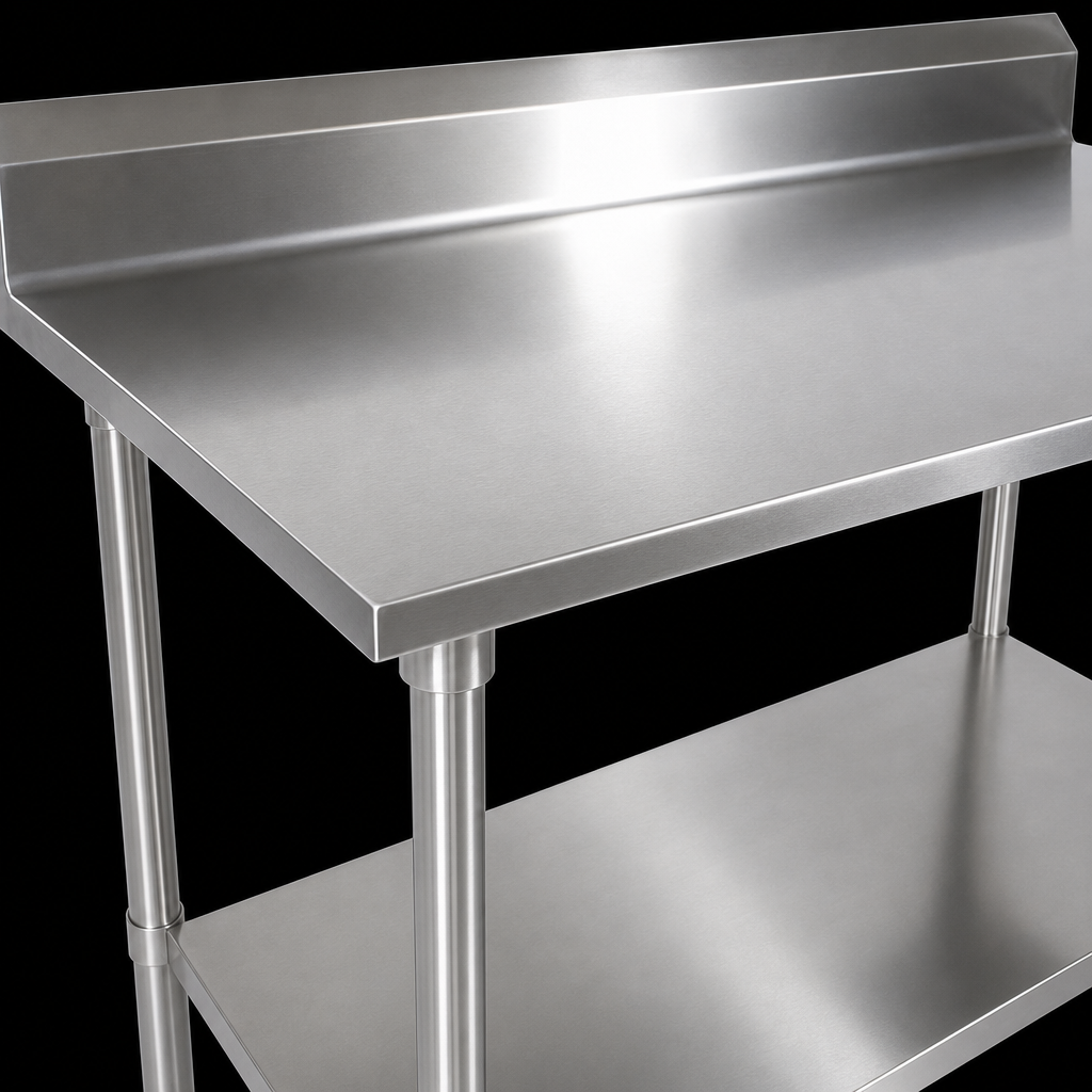 14-Gauge Stainless Steel Top