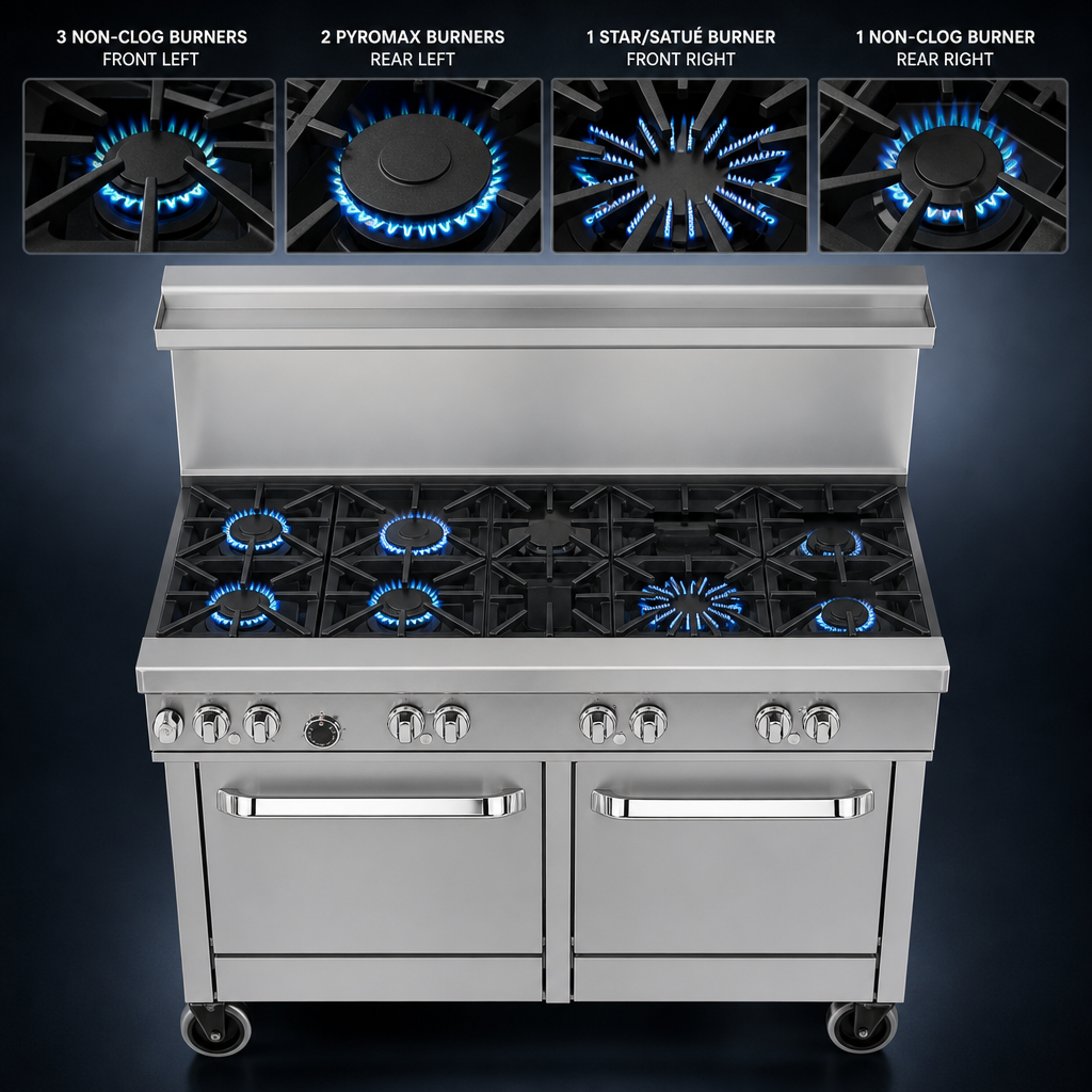 Mixed 7-Burner Top