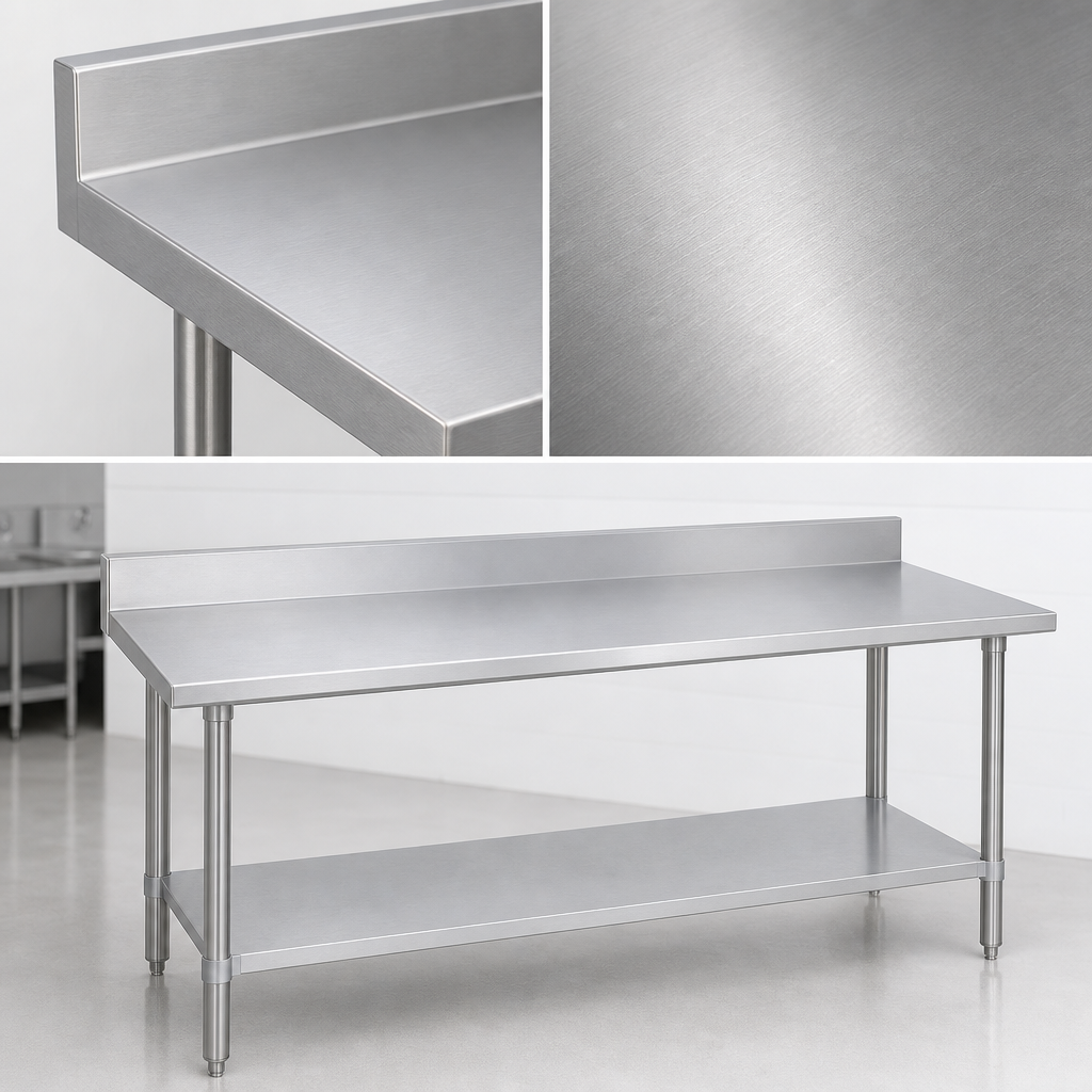 16 Gauge 400 Series Stainless Steel Top