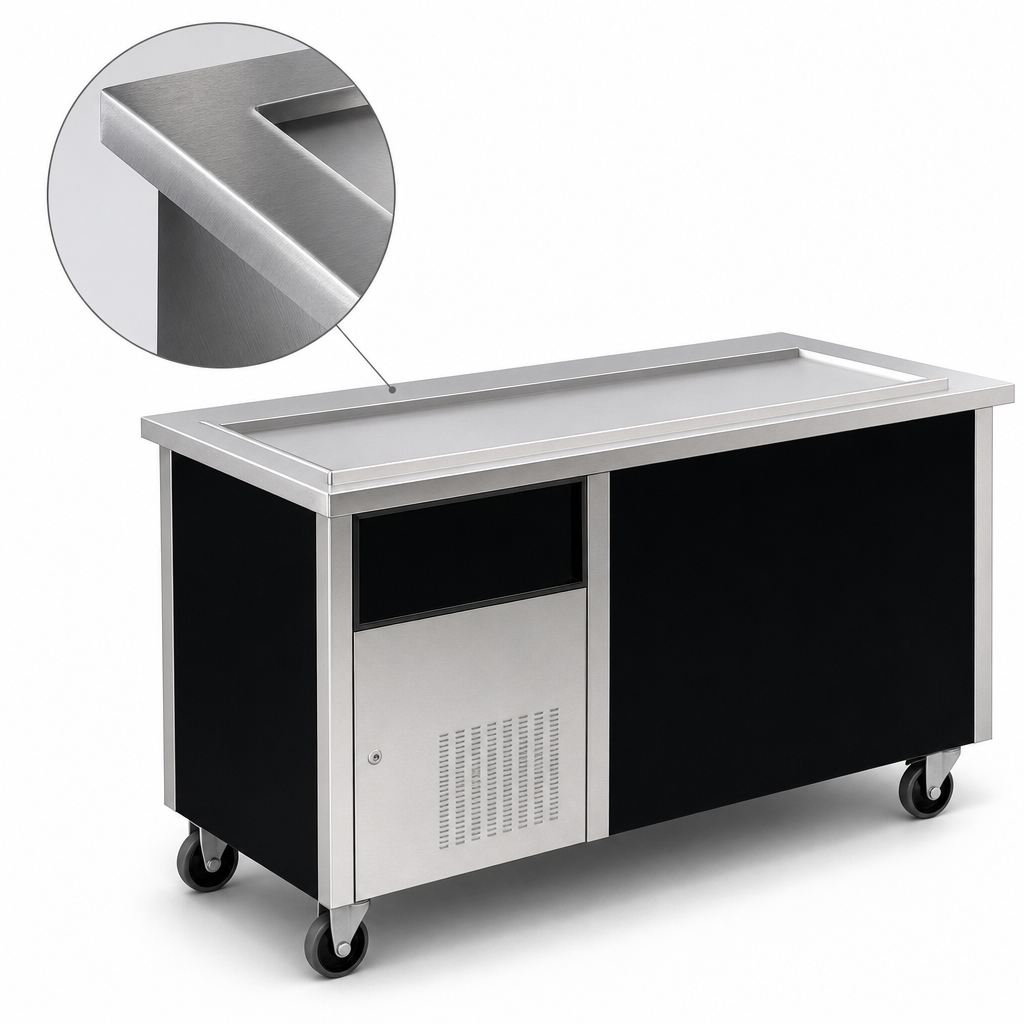16-Gauge Stainless Steel Top