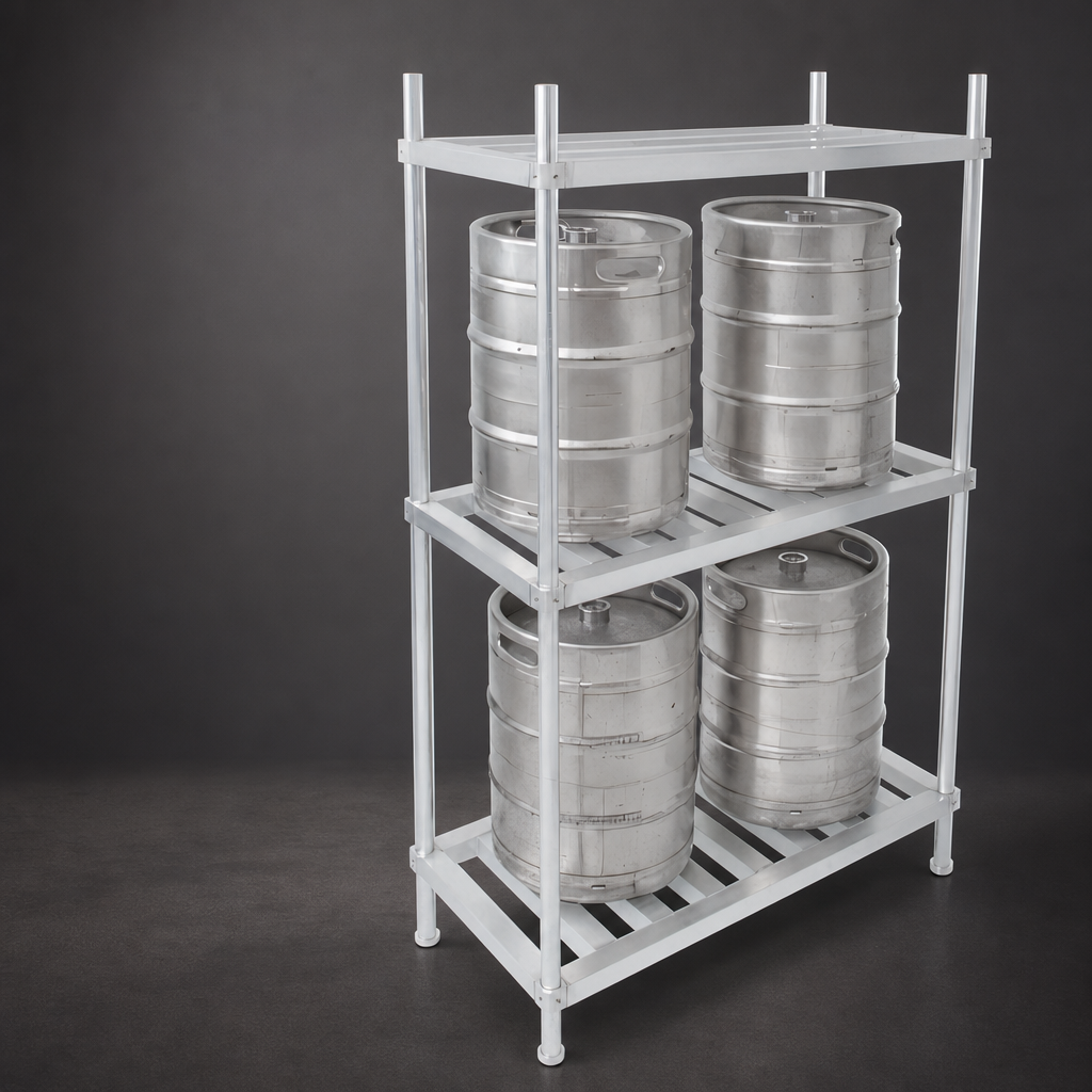 Six-Keg Capacity