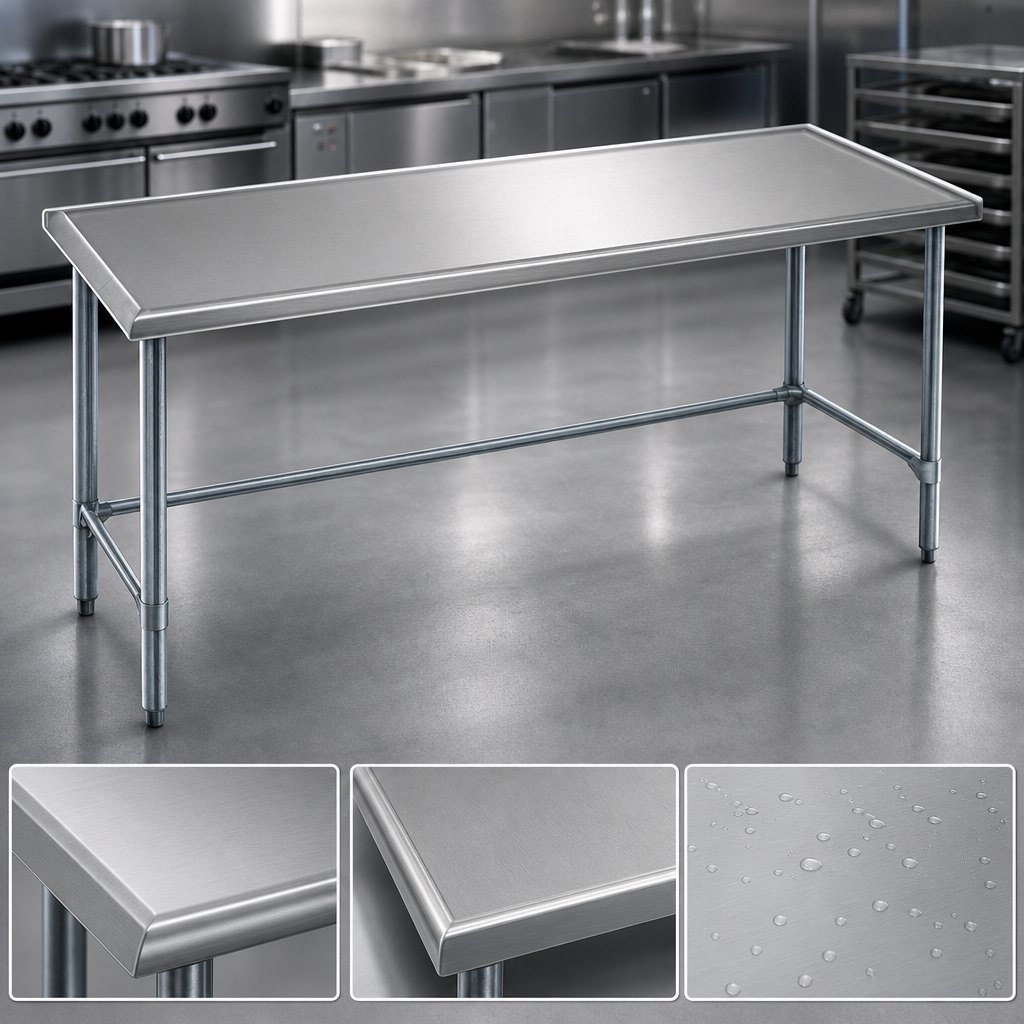 14-Gauge 300-Series Stainless Steel Top