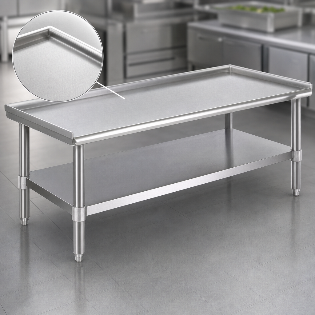 Heavy-Duty Stainless Steel Top