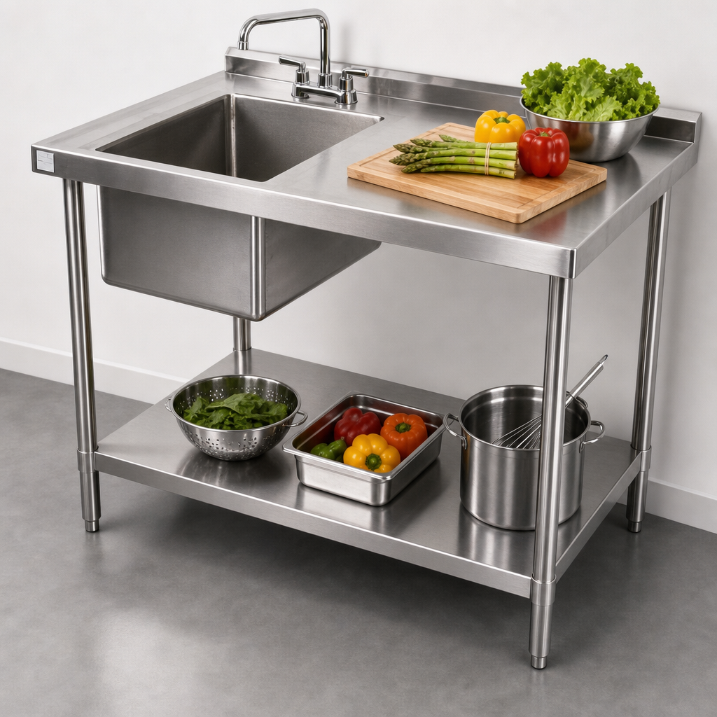 Left-Side Prep Sink