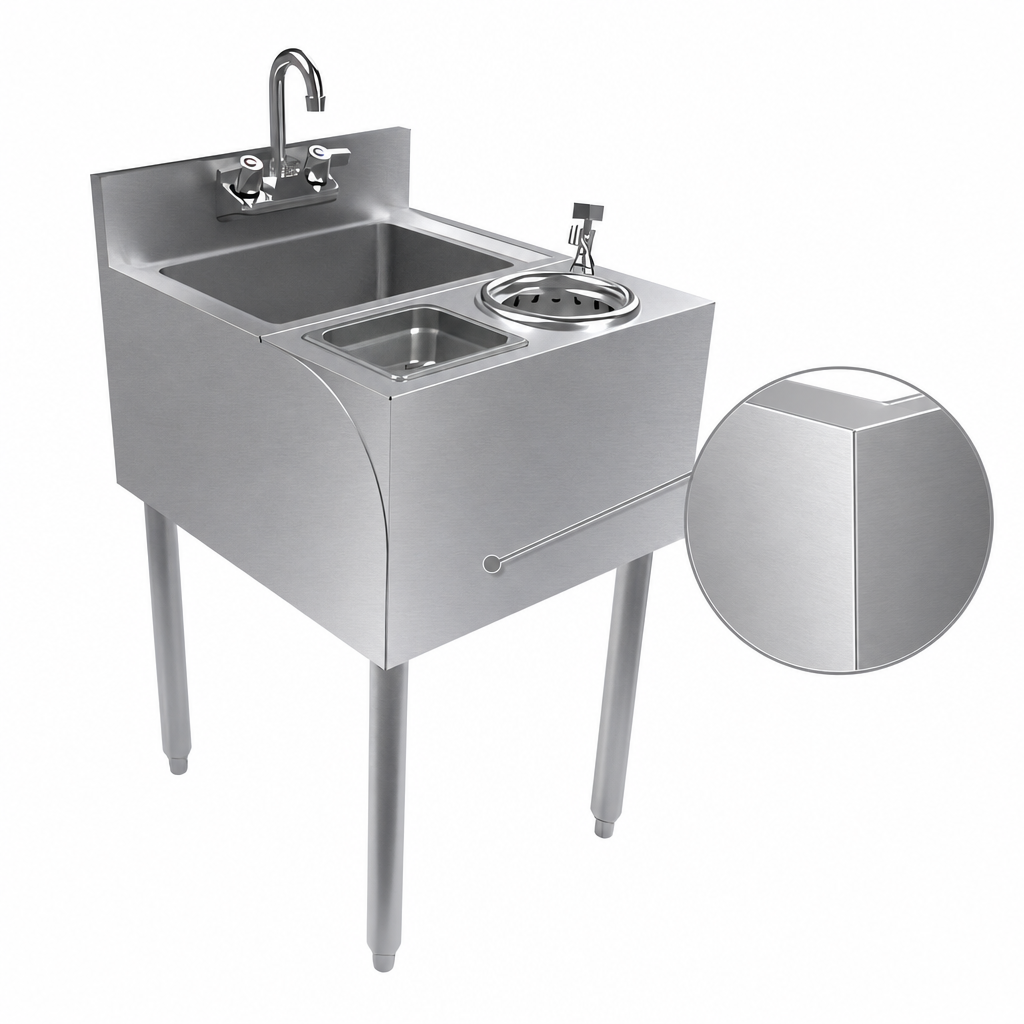 18-Gauge Stainless Steel Construction