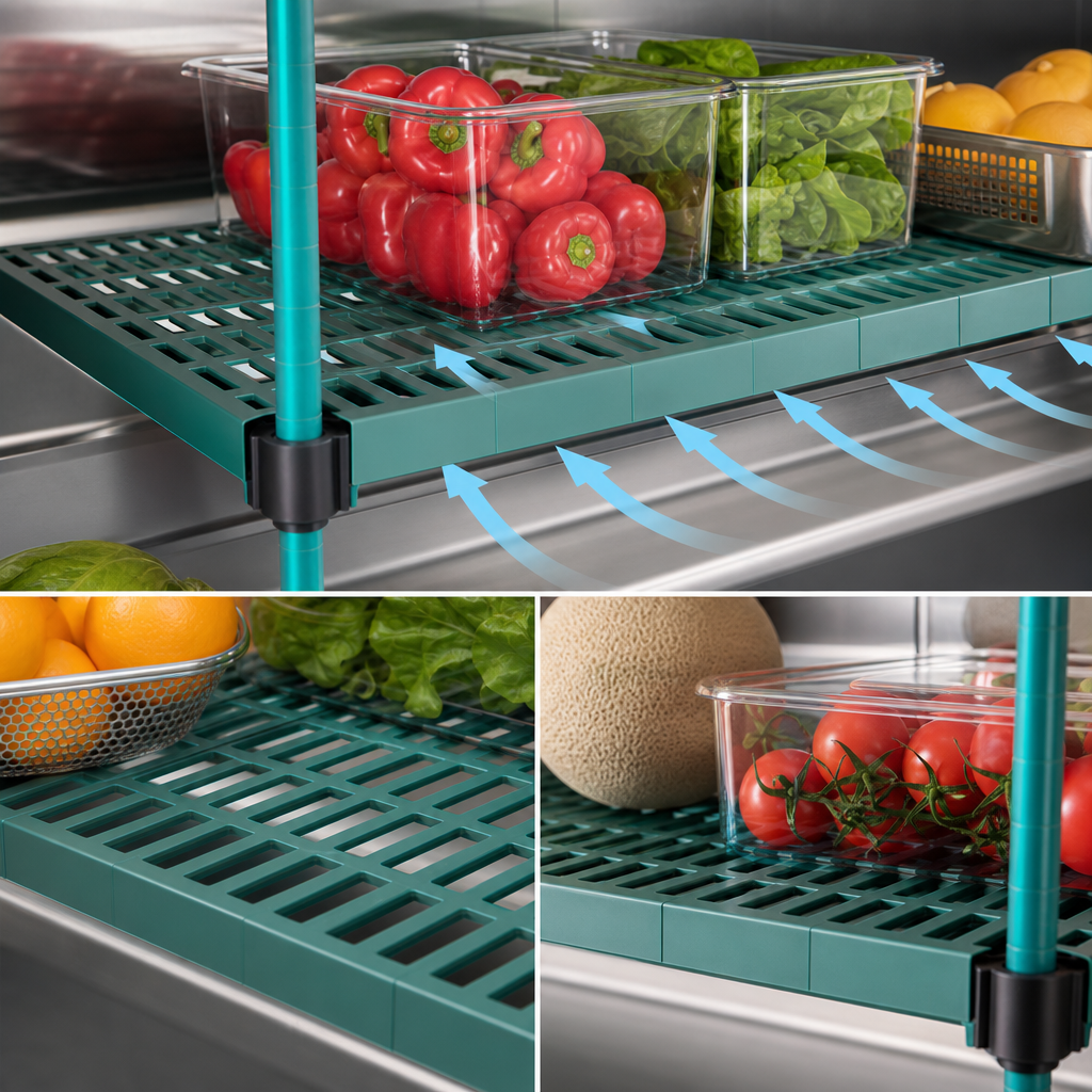 Vented Shelf Surface