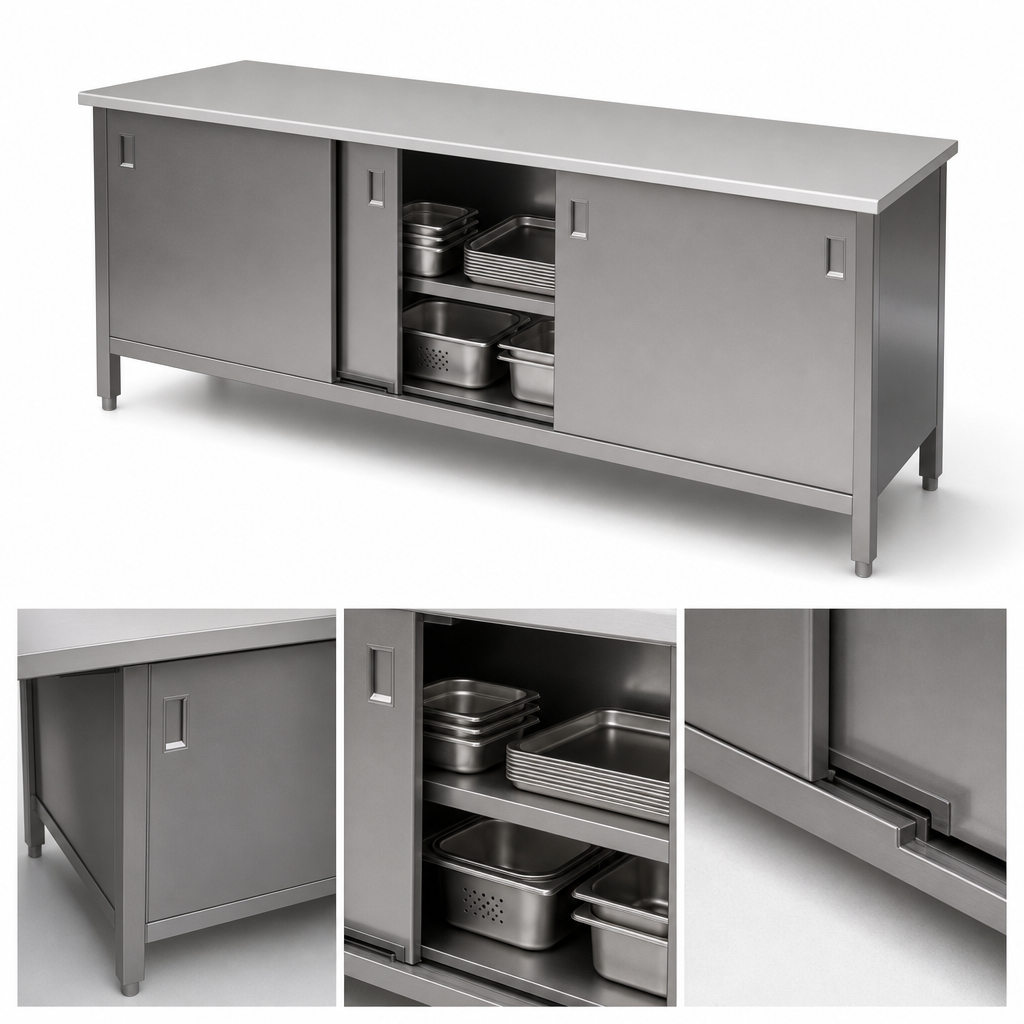 Sliding Door Cabinet Base