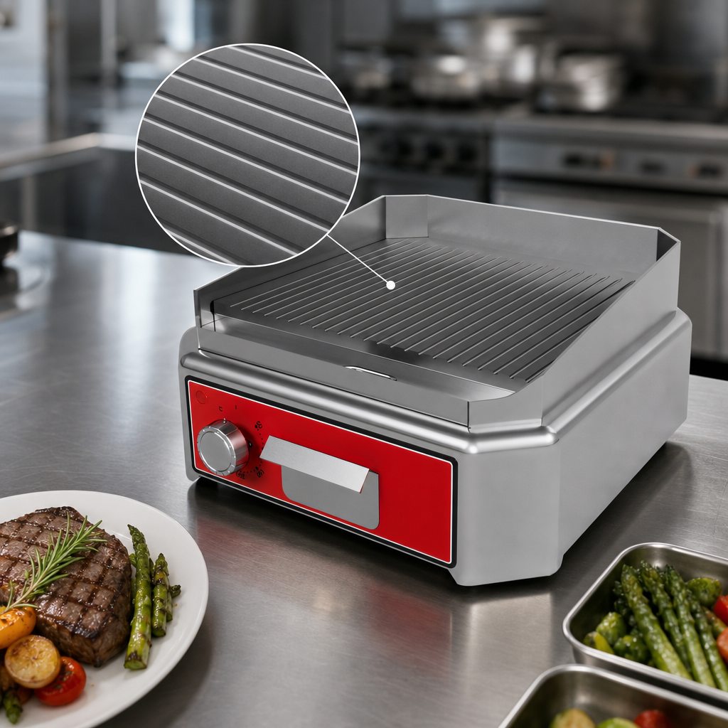 Ribbed Cooking Surface