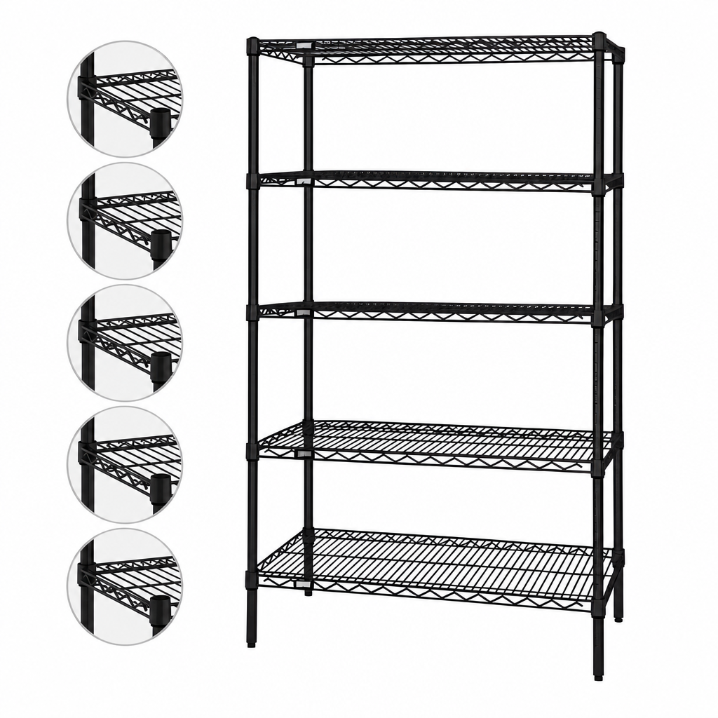 Five Shelves Included