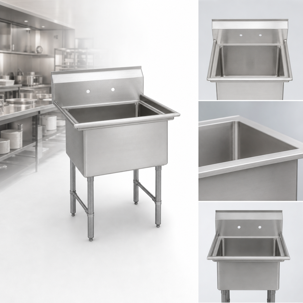 One-Compartment, No Drainboard Design