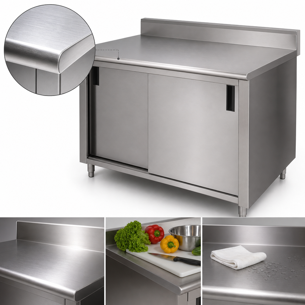 14-Gauge 304 Stainless Steel Top