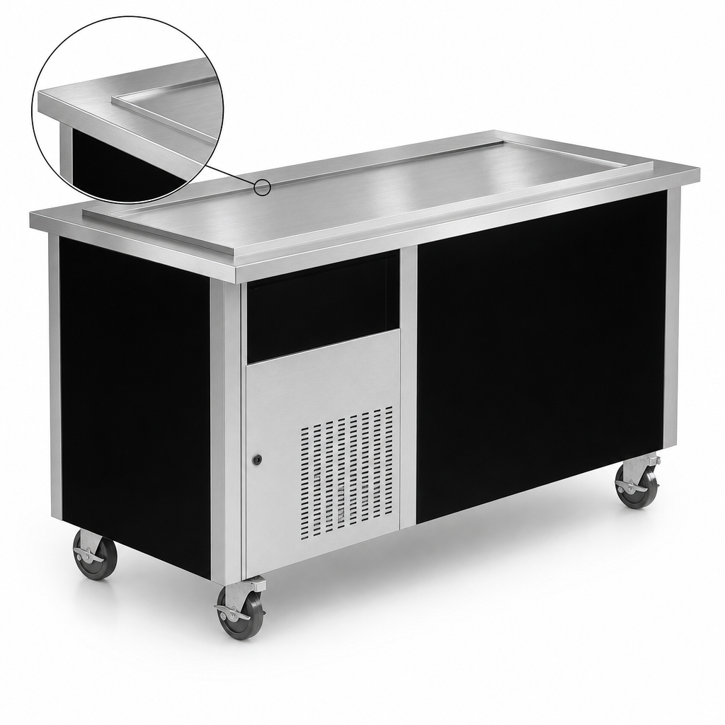 16-Gauge Stainless Steel Top