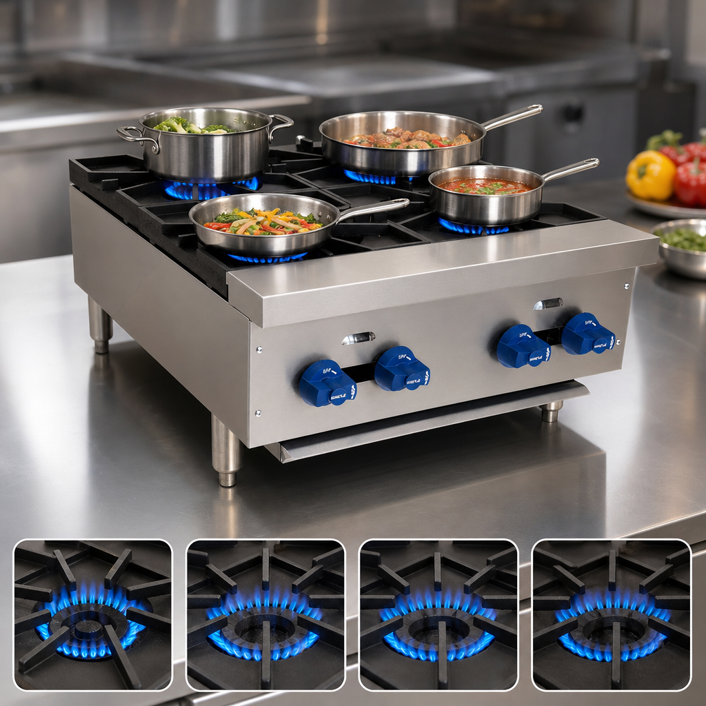 Four-Burner Layout