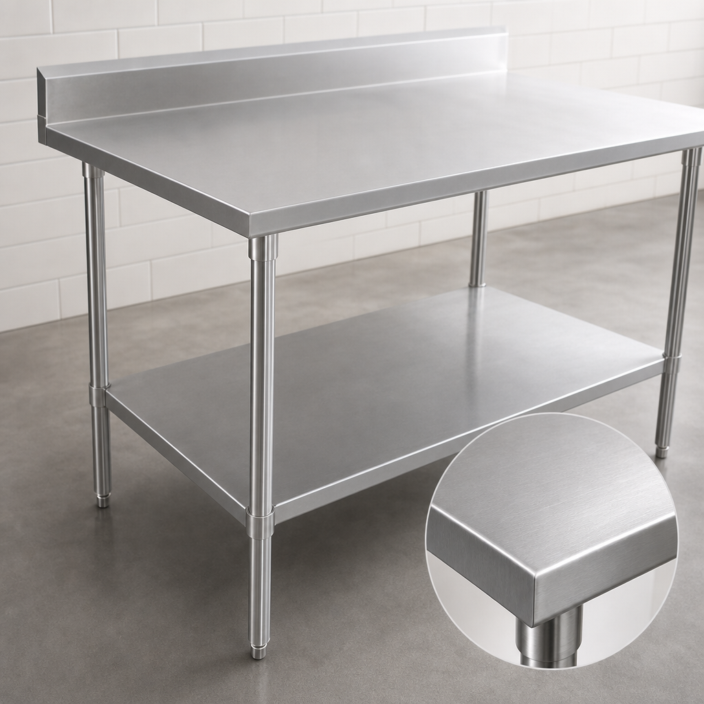 16-Gauge 300 Series Stainless Steel Top