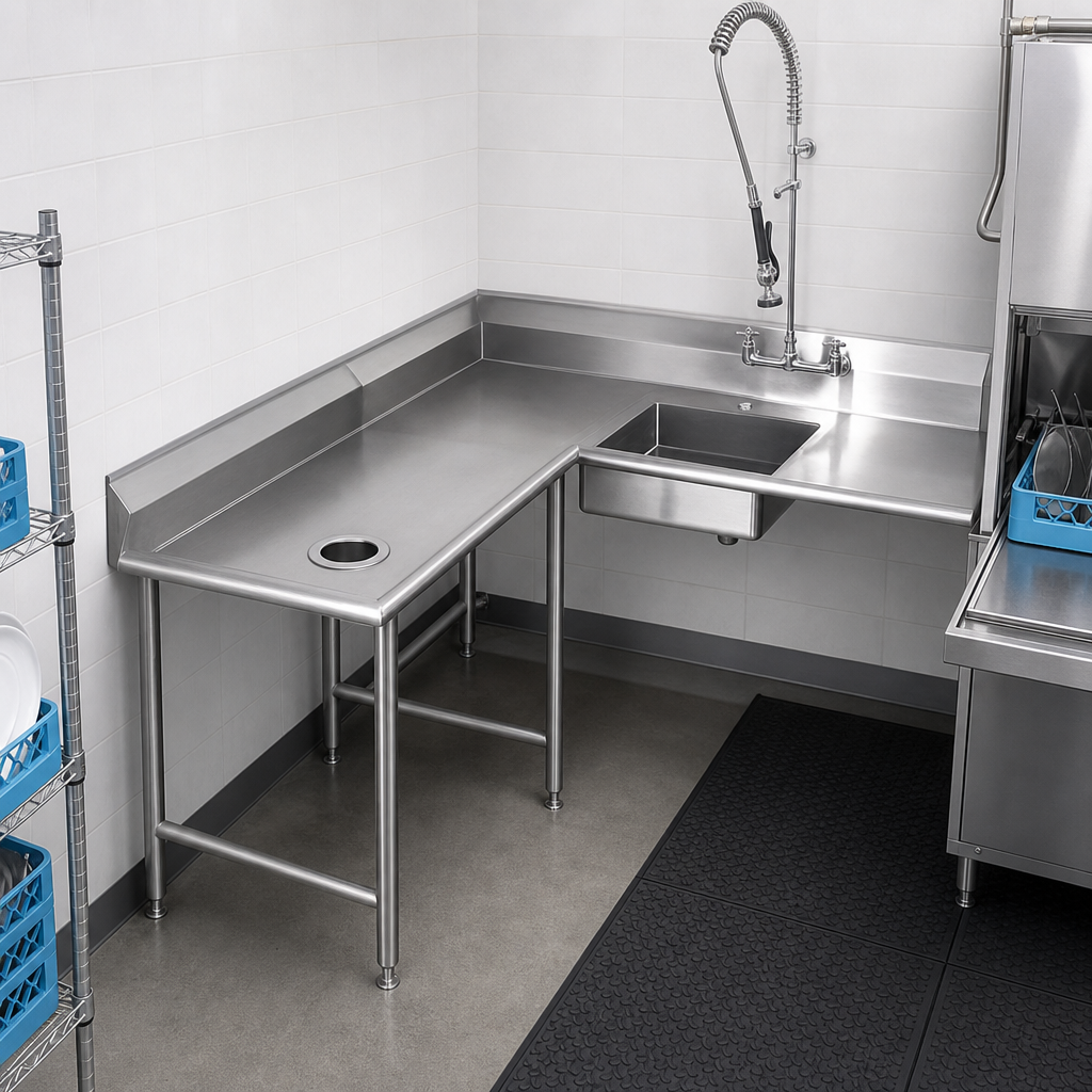 Corner Dishroom Layout
