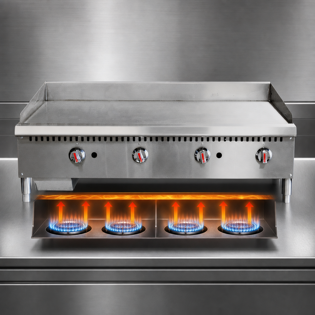Four-Burner Heat Design