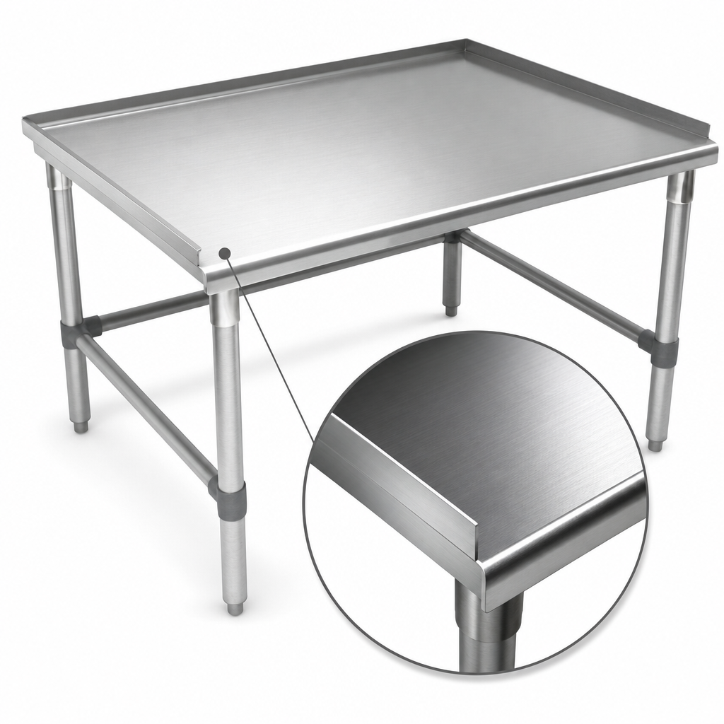 16-Gauge Stainless Steel Top