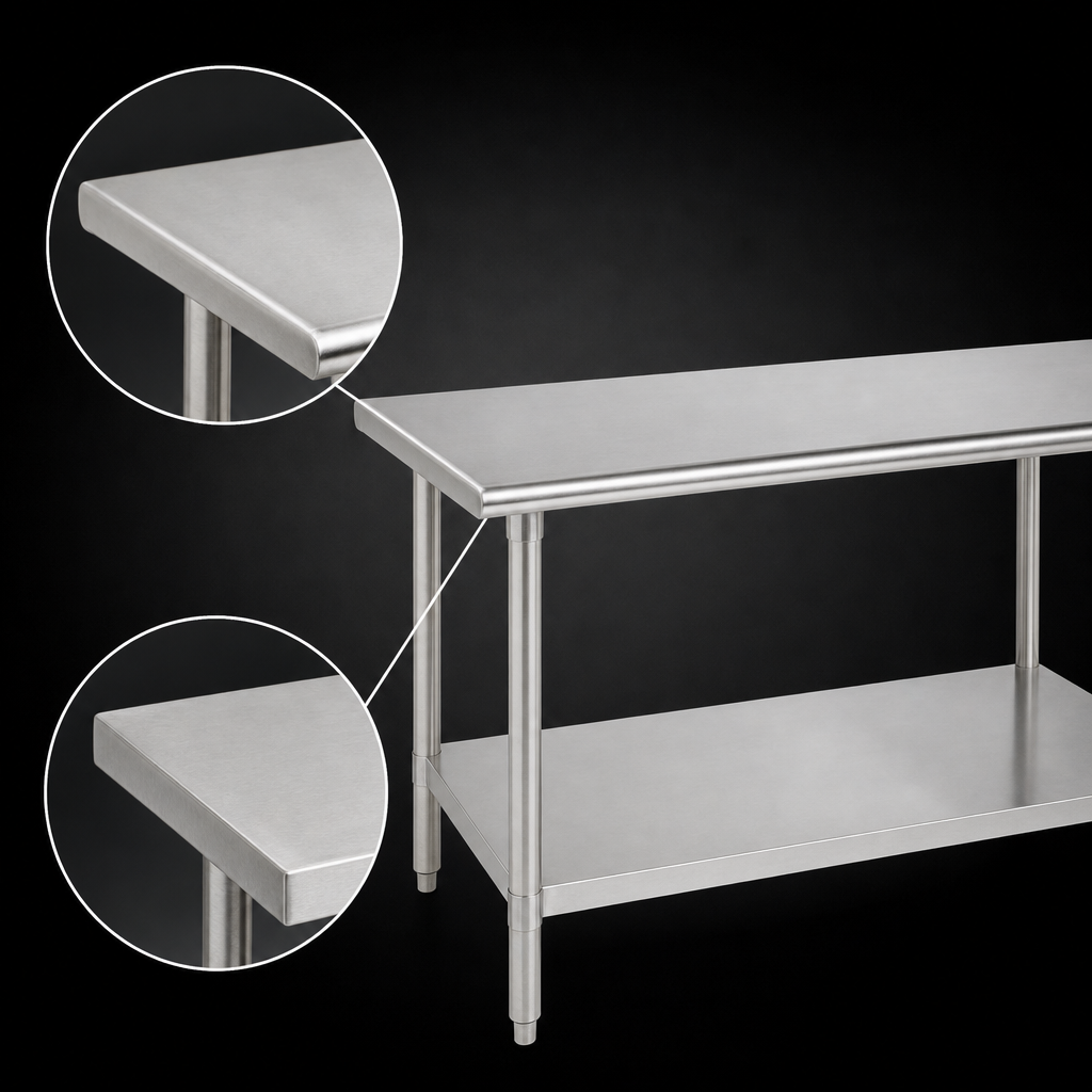 Sanitary Rolled Rim Edges