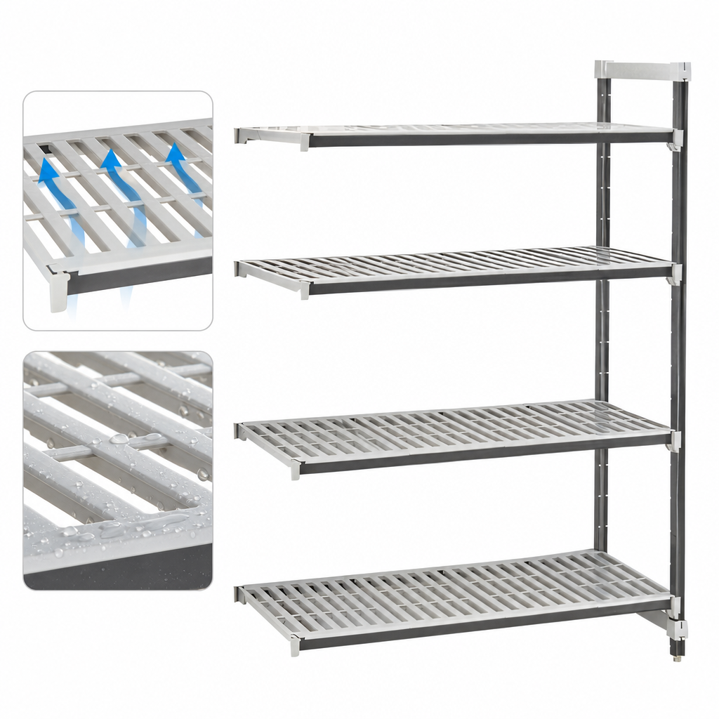Vented Reinforced Shelf Plates